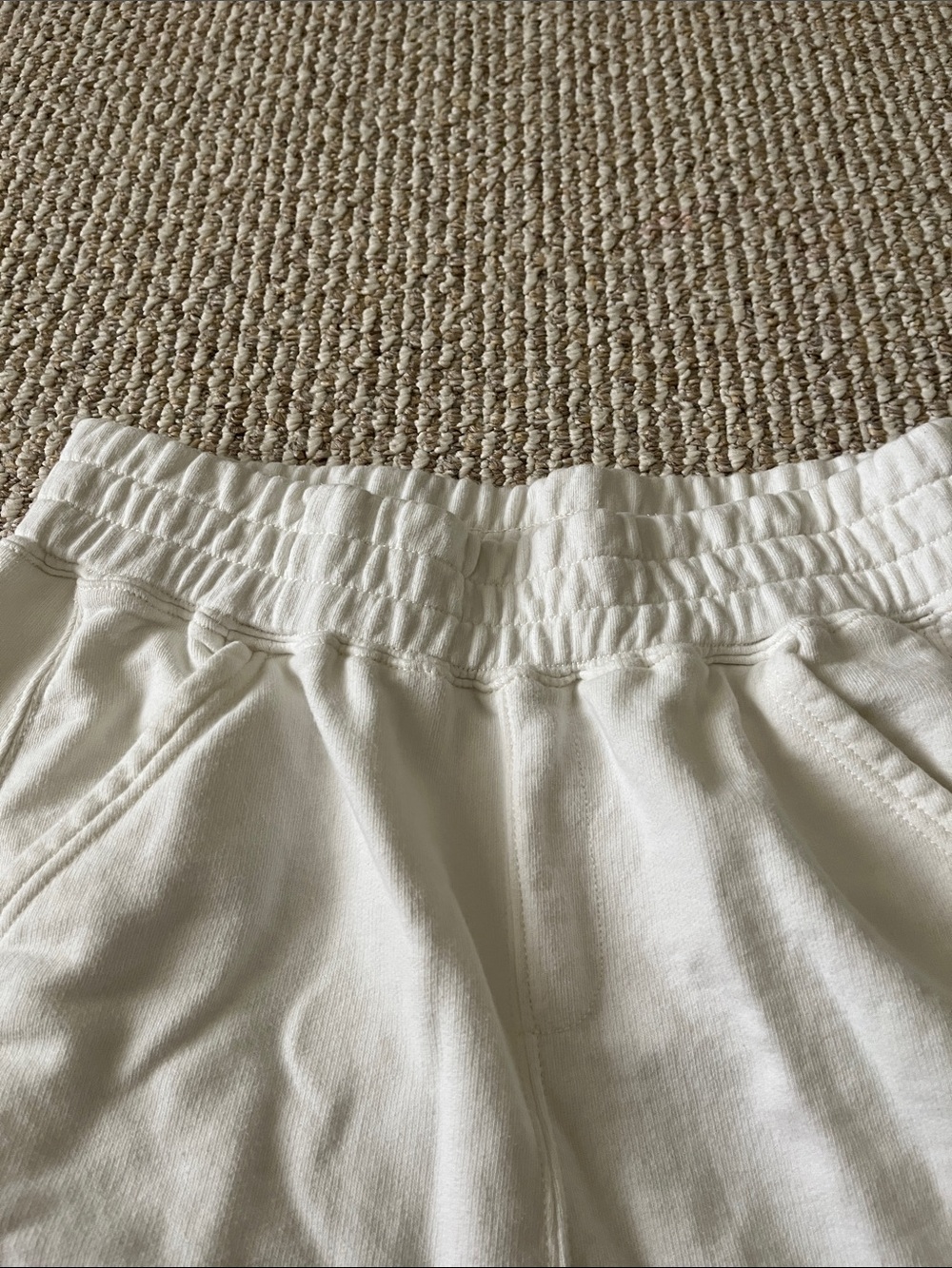 FP Movement by Free People Cream Elastic-Waist Athletic Shorts - Picture 6 of 8